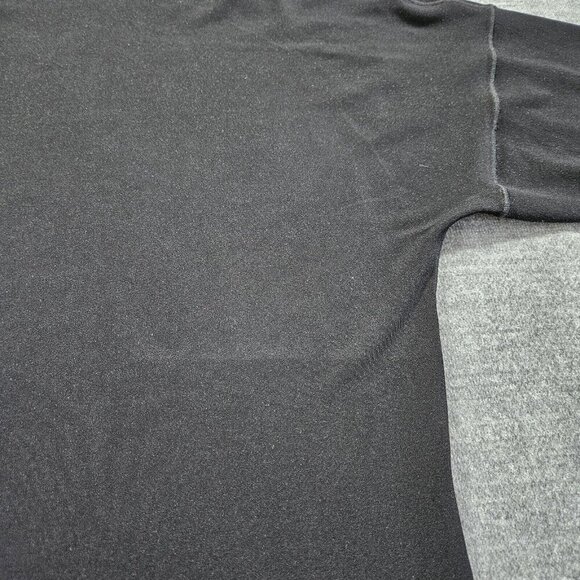 Eva Varro Top Womens XL Black LS Round Neck Oversized Slouchy Goth Witchy Flaw - Picture 8 of 12